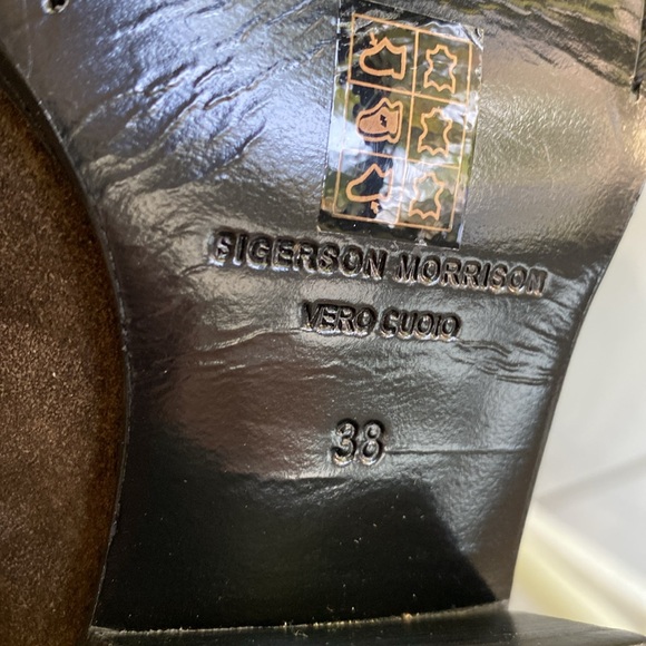 Sigerson Morrison Women’s Hannah Pointed Toe Western Suede Ankle Booties - Picture 8 of 8